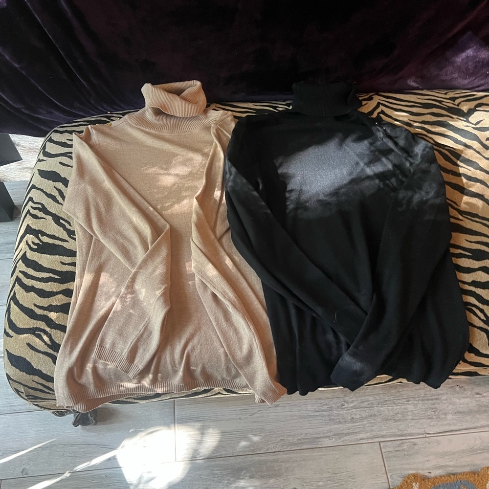 The Limited Beige and Cream Knit Top